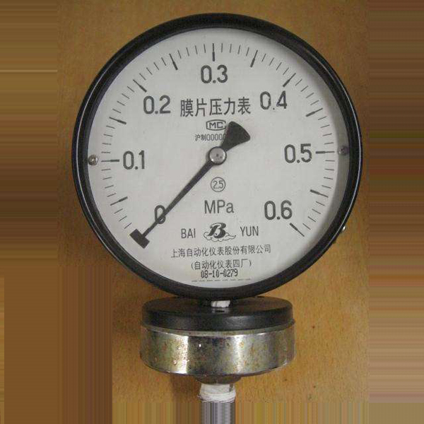 耐腐膜片壓力表